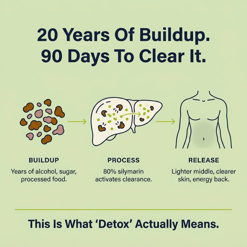 Milk Thistle Liver Detox – 80% Silymarin