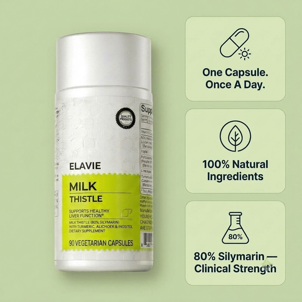 Milk Thistle Liver Detox – 80% Silymarin